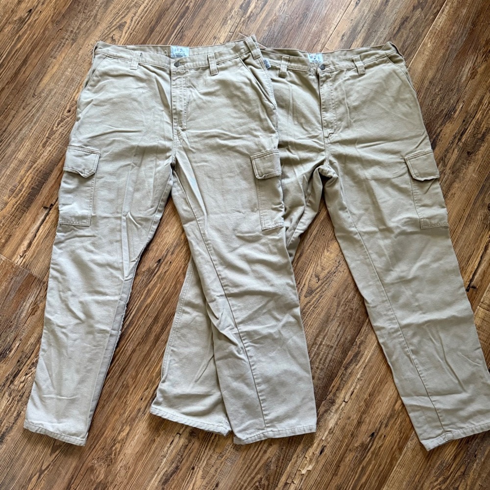 Two pairs of Tyndale K215T cargo pants FR 38x32
